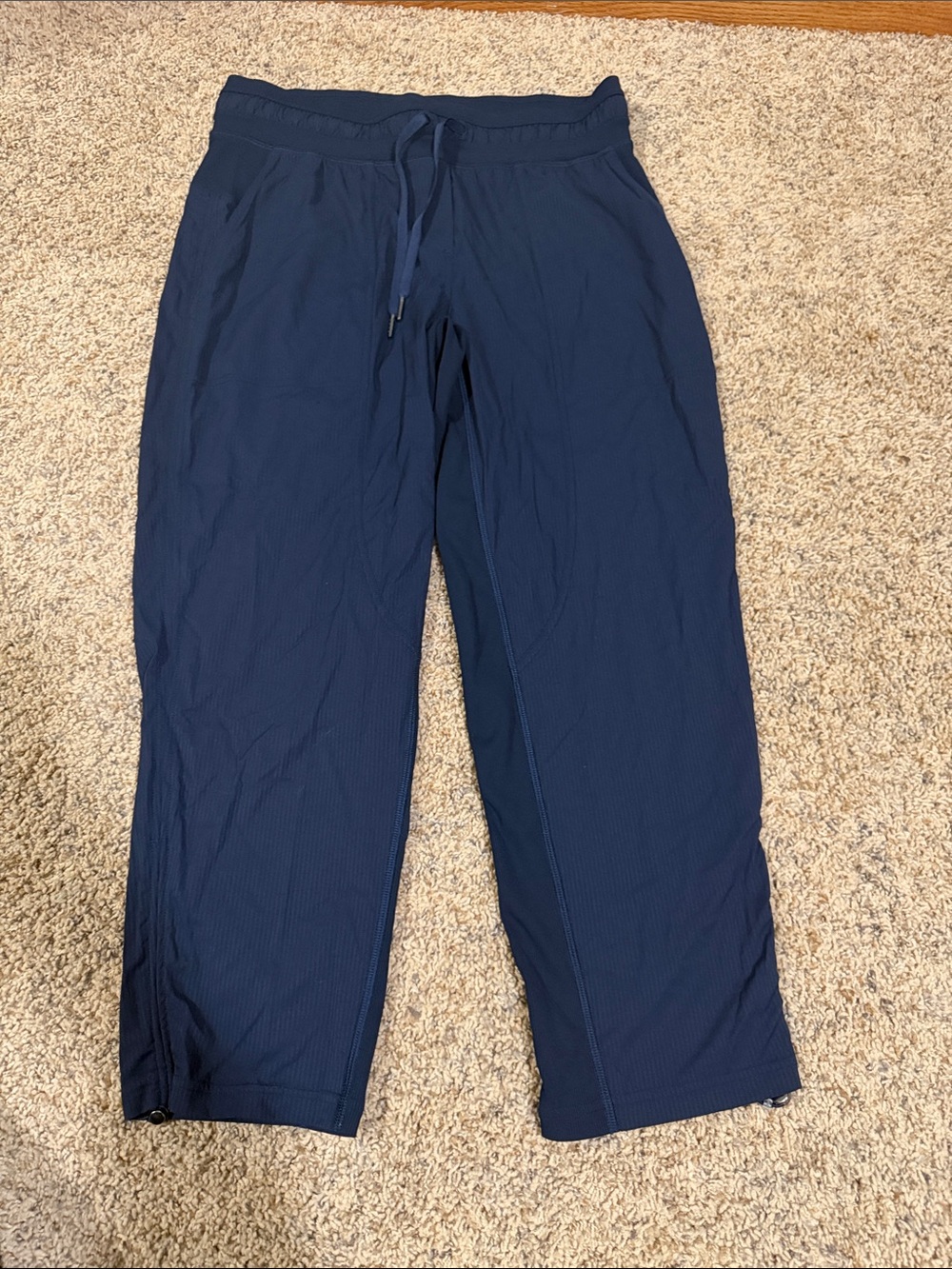 lululemon Navy Blue Mid-Rise Dance Studio Capris